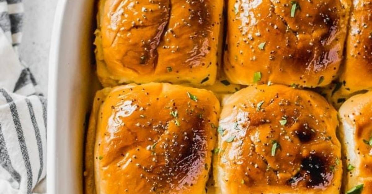 Glazed Ham & Swiss Sliders