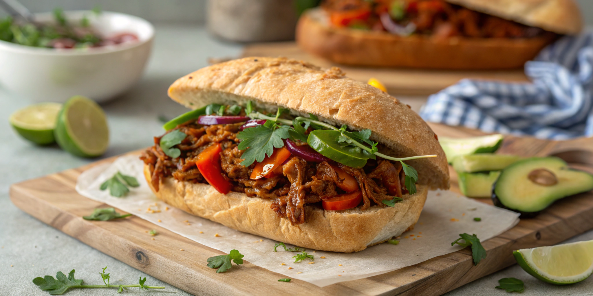 BBQ Jackfruit Sandwich 