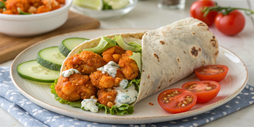 Buffalo Cauliflower Wrap