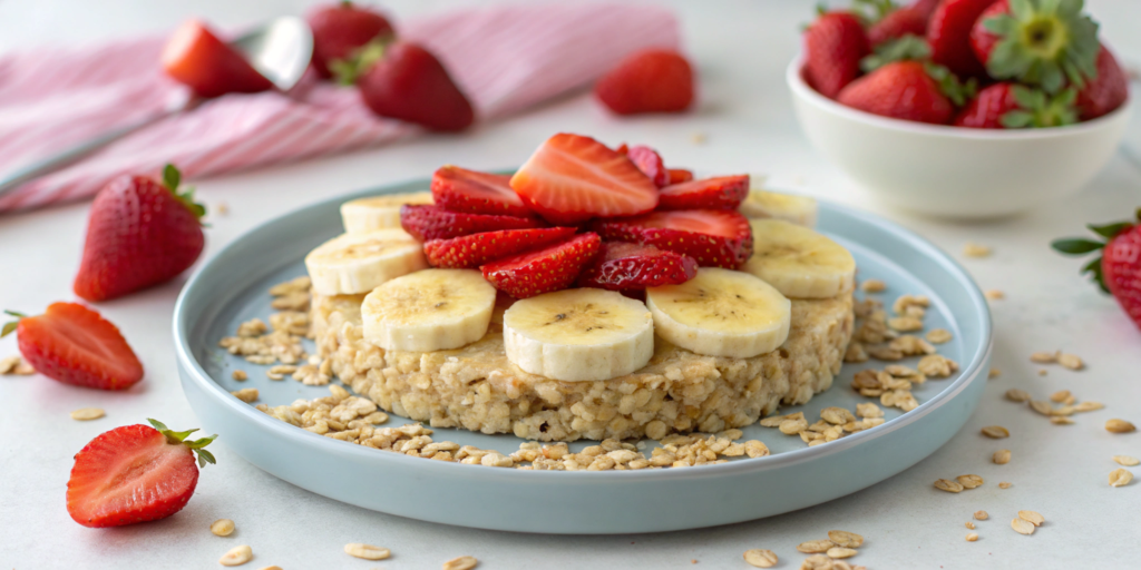 Strawberry Banana Oat Treat