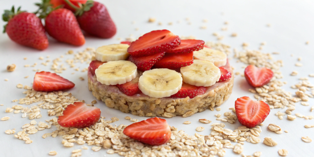 Strawberry Banana Oat Treat