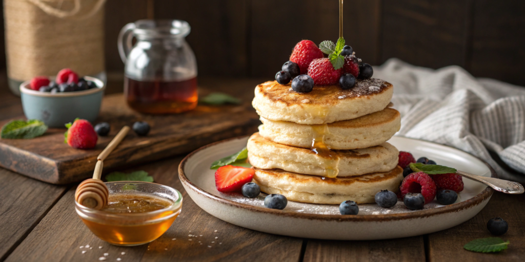 fluffy-yogurt-oat-pancakes--easy-breakfast-recipe (1) Fluffy Yogurt Oat Pancakes