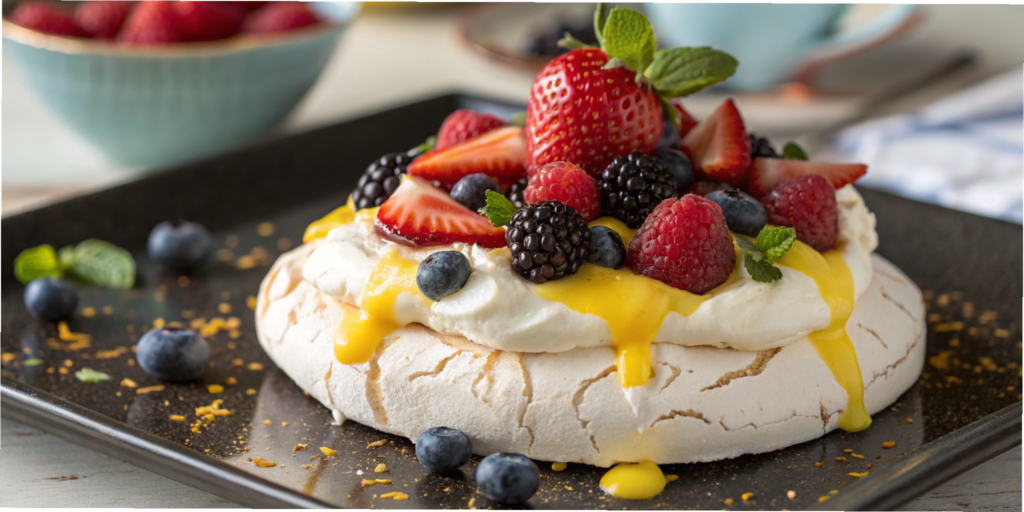Lemon Berry Pavlova