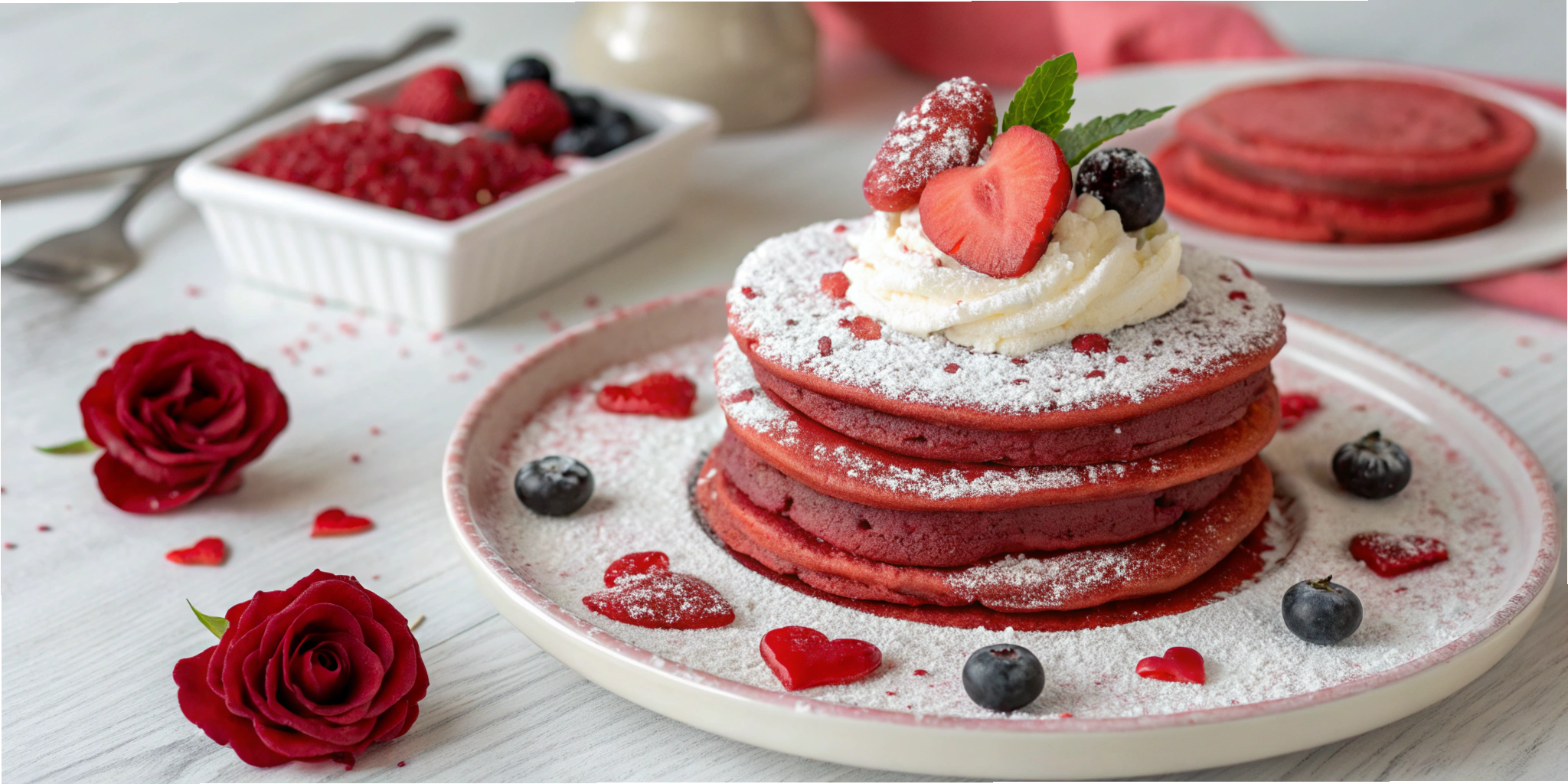 Red Velvet Protein Pancakes