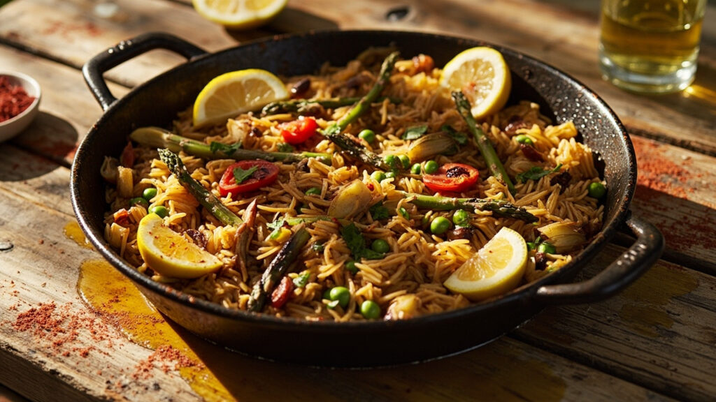Spring Vegetable Paella