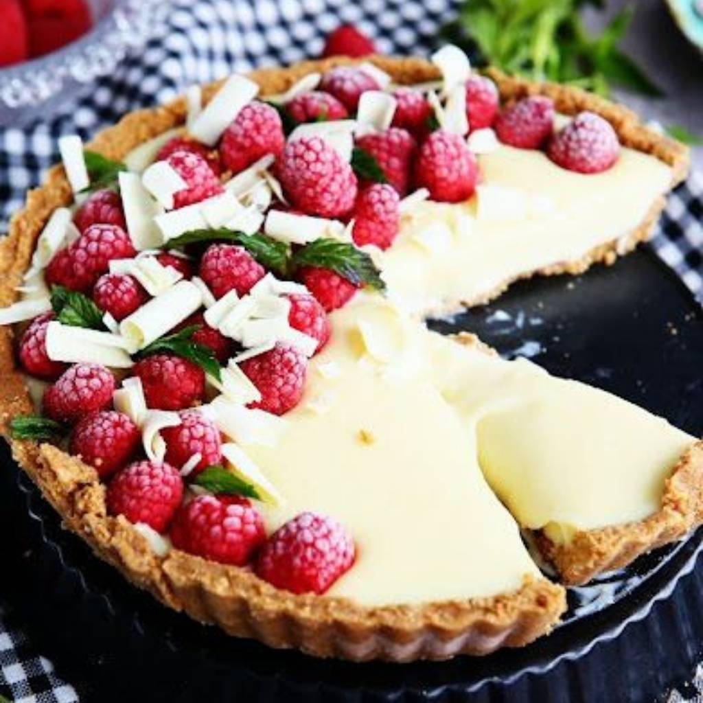 Chocolate Rose Tart
