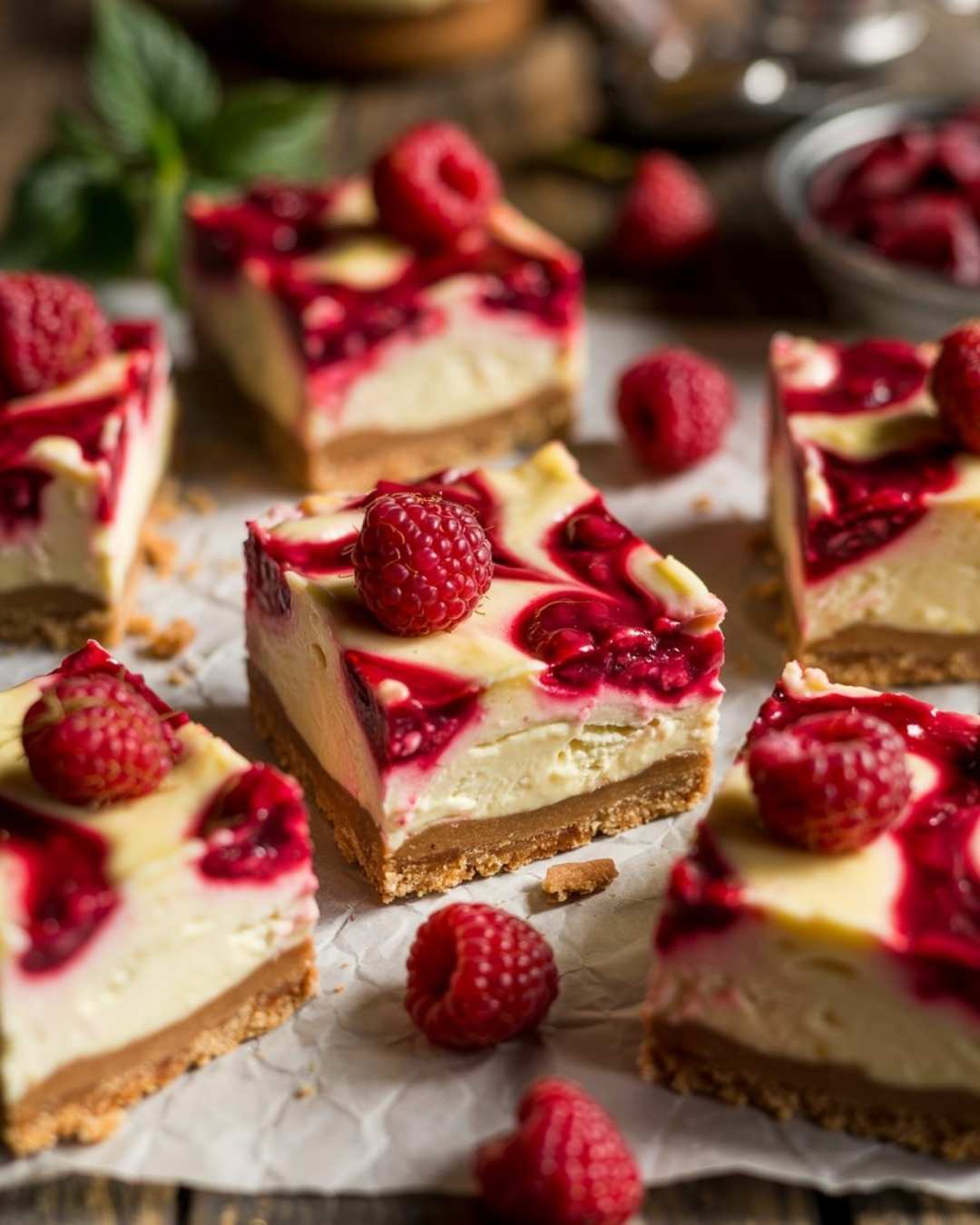 Raspberry Cheesecake Bars