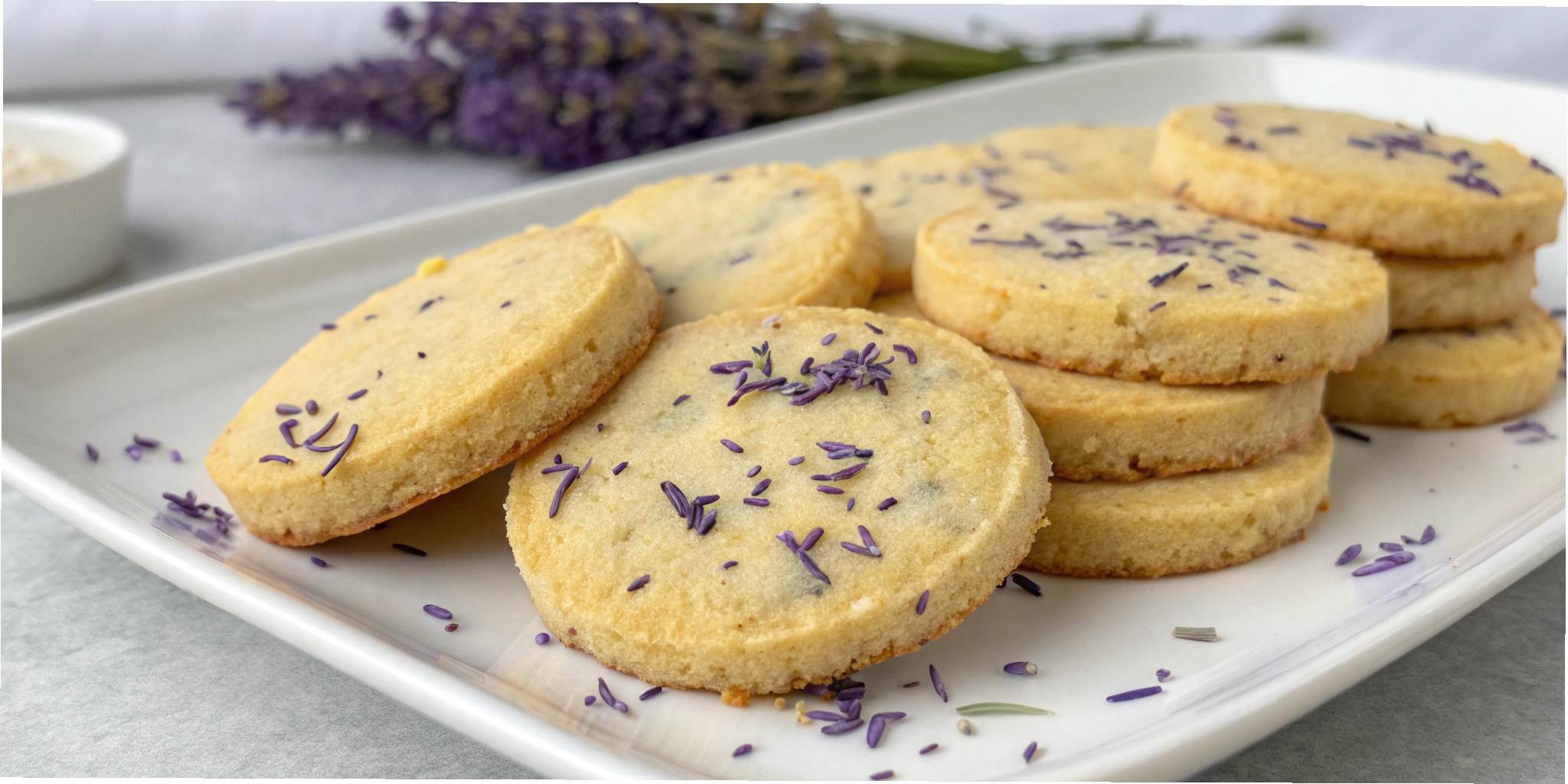 Lemon Lavender Shortbread