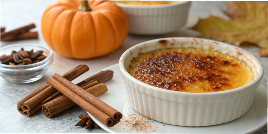 Pumpkin Spice Crème Brûlée