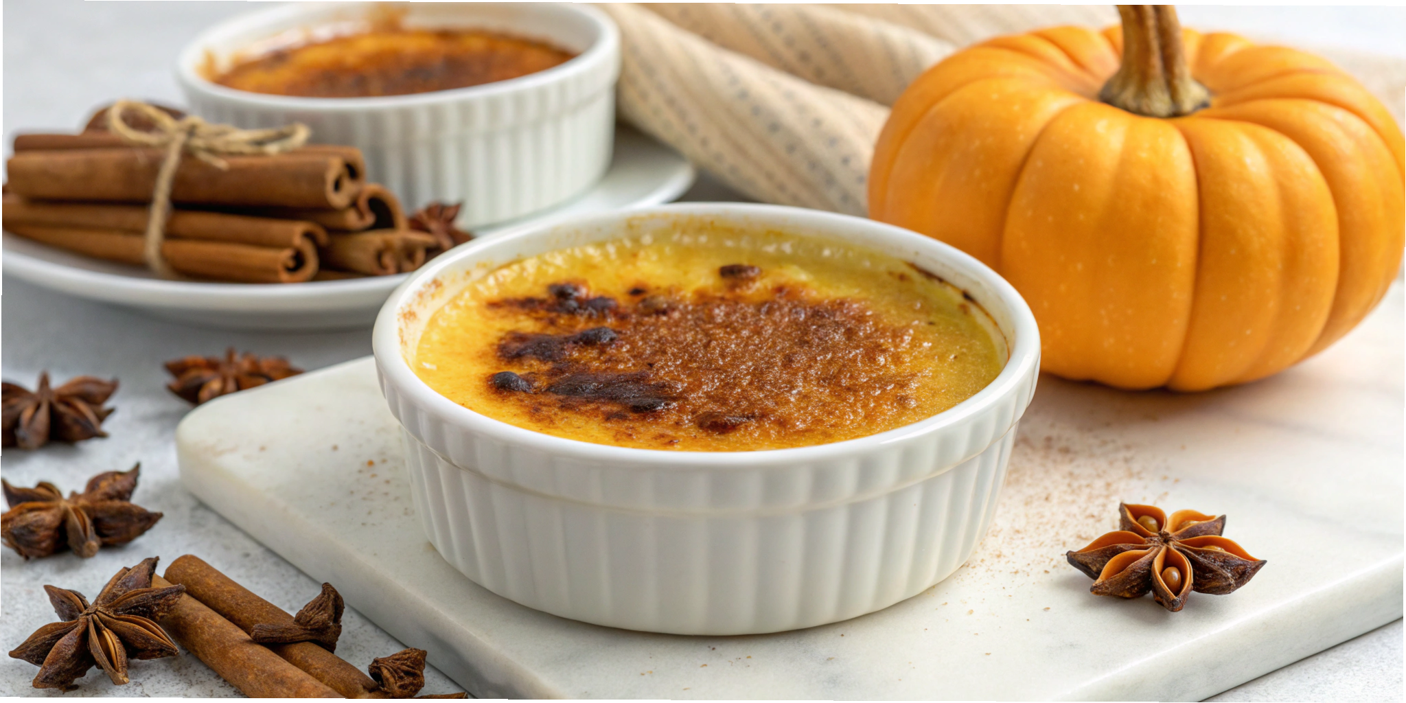 Pumpkin Spice Crème Brûlée