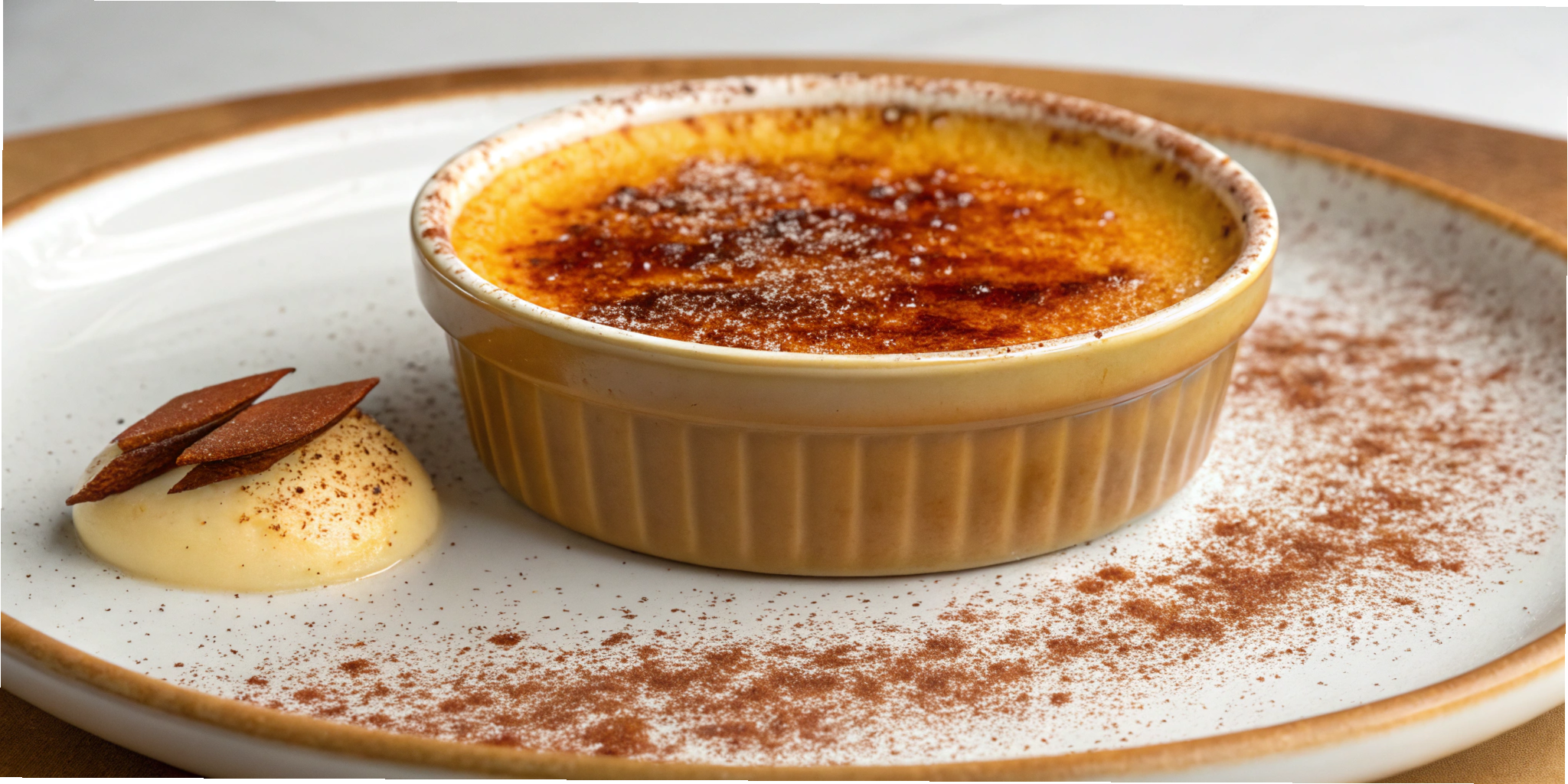 Pumpkin Spice Crème Brûlée