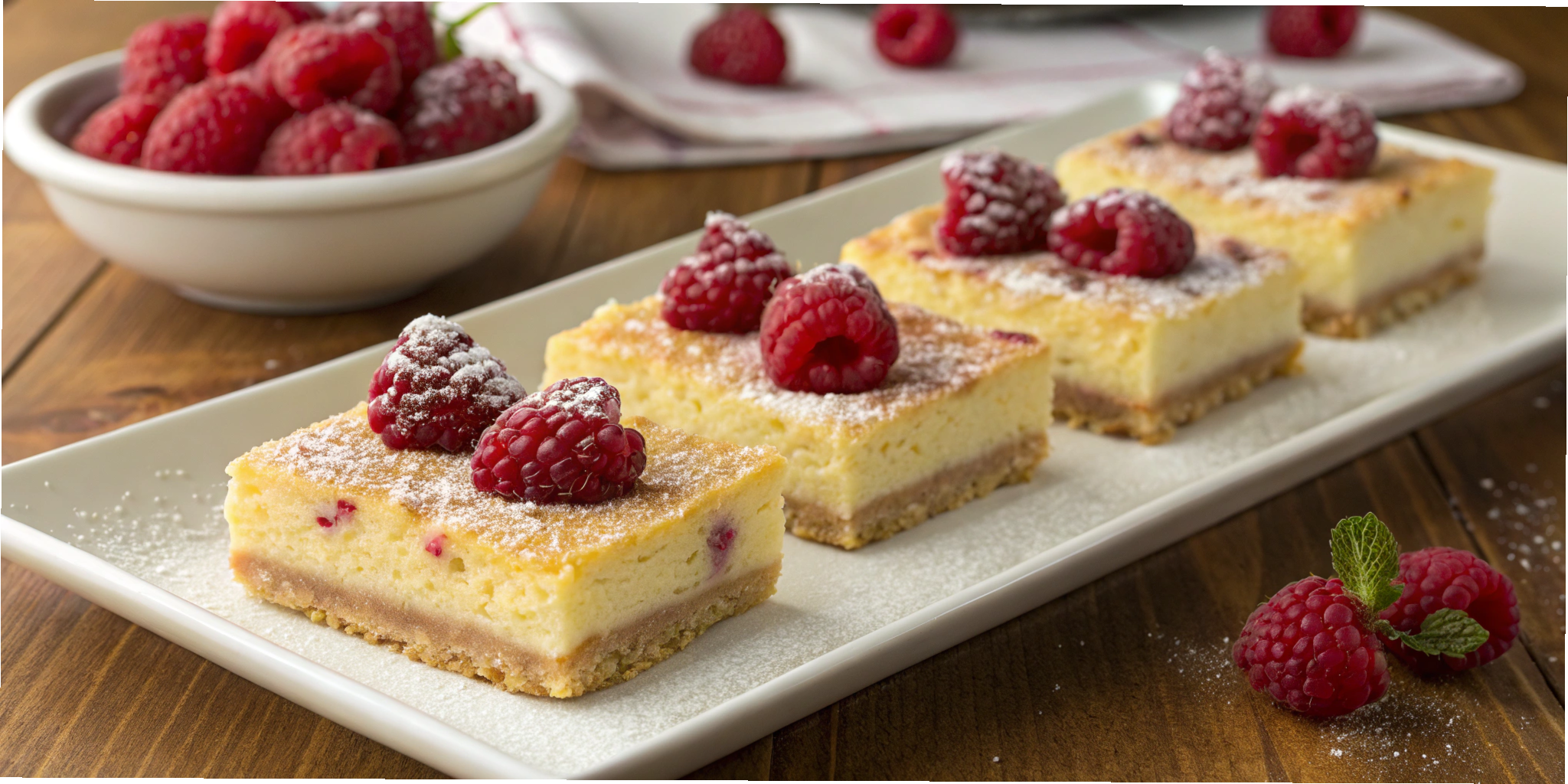 Raspberry Cheesecake Bars