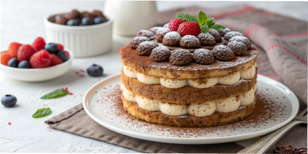 Tiramisu Layer Cake