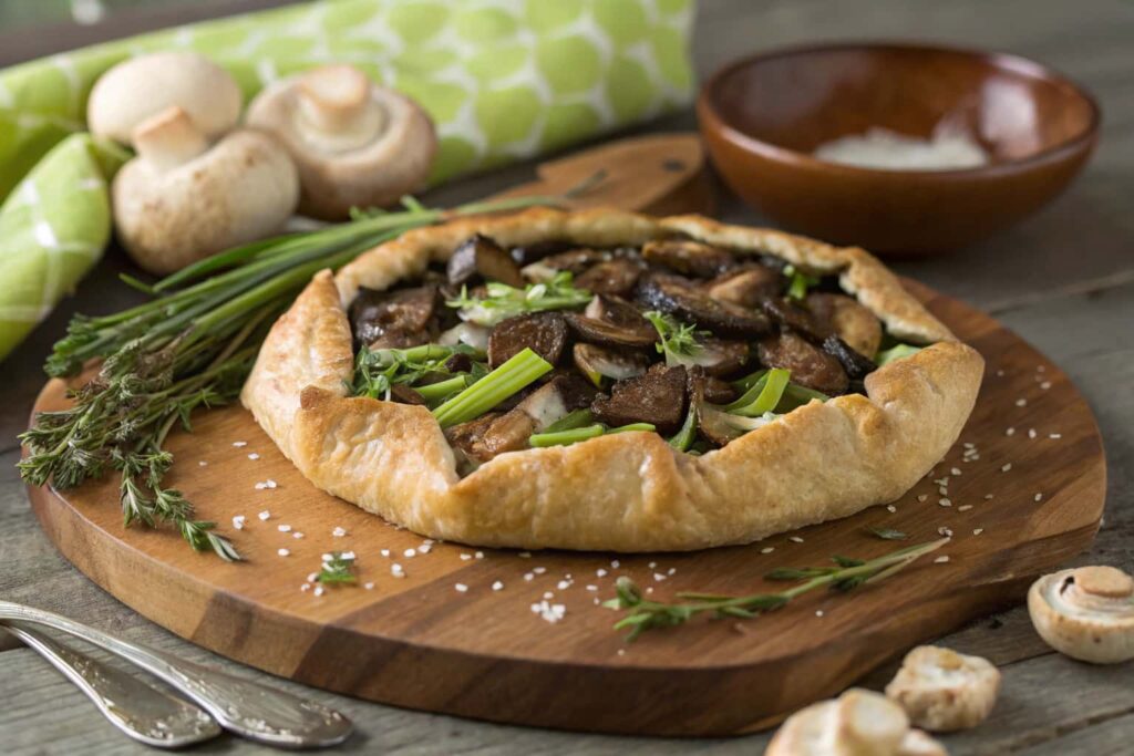 Mushroom & Leek Galette